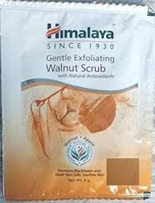 HIMALAYA GENTLE WALNUT SCRUB POUCH 8GM - 1 PCS
