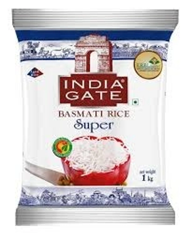 INDIA GATE BASMATI RICE SUPER 1KG - 1 Kg