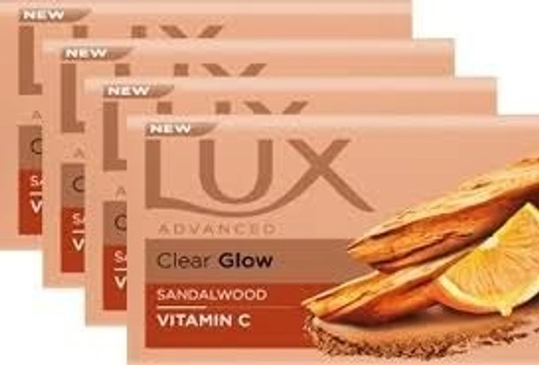 LUX CLEAR GLOW SANDAL 4 X 100GM - 4 PCS