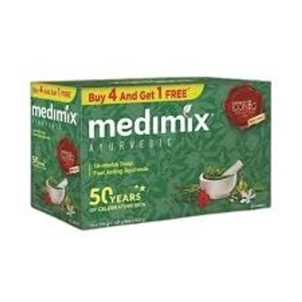 MEDIMIX AYURVEDIC  125 GRAM  - 5 PCS