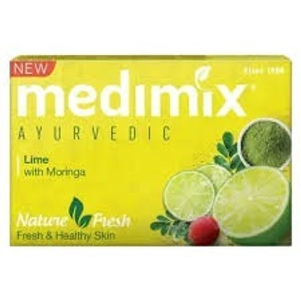 MEDIMIX AYURVEDIC LIME SOAP 100 GM  - 4 PCS