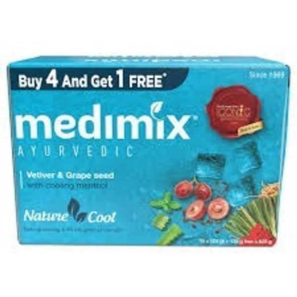 MEDIMIX COOL SOAP 125GM - 4 PCS