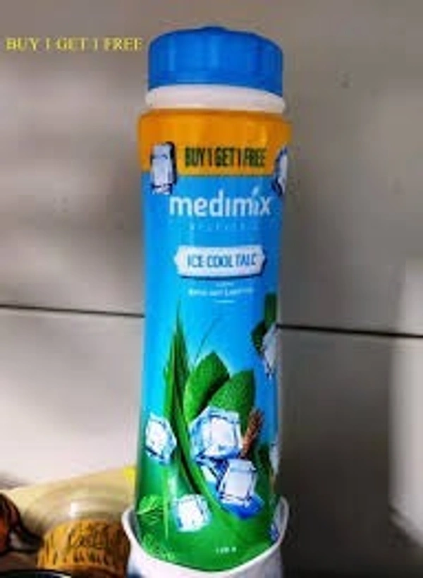 MEDIMIX ICE COOL TALC 125GM - 1 PCS