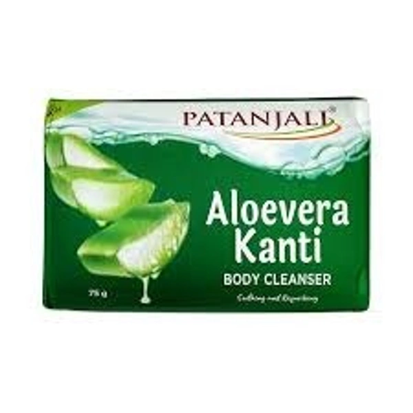 PATANJALI SOAP ALOEVERA 75GM - 1 PCS