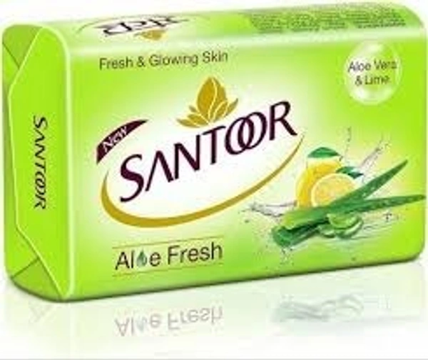SANTOOR SOAP ALOE FRESH 75GM - 1 PCS