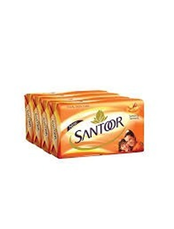 SANTOOR SOAP SANDAL 44 GRAM - 4 PCS