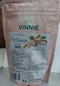 VINNIE Pista Salted Vinnie (ખારા પિસ્તા) - 250 grams