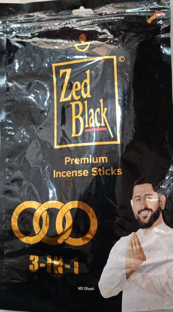 Zed Black 3 in 1 Agarbatti - 255 G, 3 IN 1