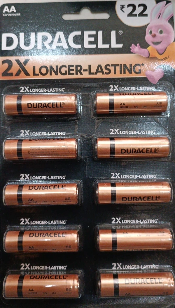 DURACELL 2X LONGER LASTING AA  - 1 PCS