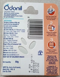 ODONIL AIR FRESHENER - 50 G, ORCHID DEW