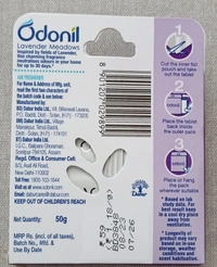 ODONIL AIR FRESHENER - 50 G, LAVENDER MEADOWS