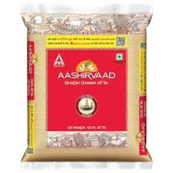 ASHIRWAD AASHIRVAAD CHAKKI ATTA 5 KG (????? ???) - 5 Kg