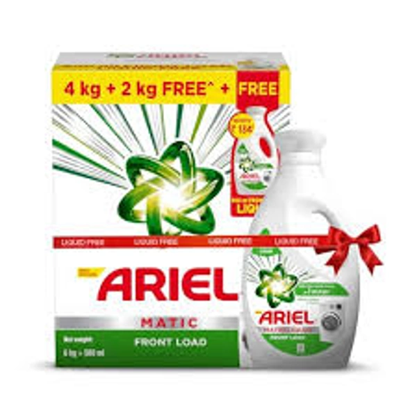 ARIEL MATIC FRONT LOAD POWDER 6+2+LIQUID 1LTR - 1 Bag