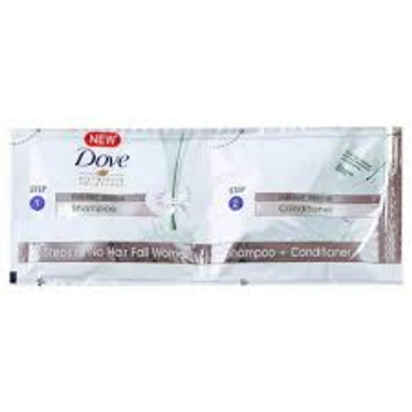 DOVE  HAIRFALL SHAMPOO 6+6ML - 6 PCS