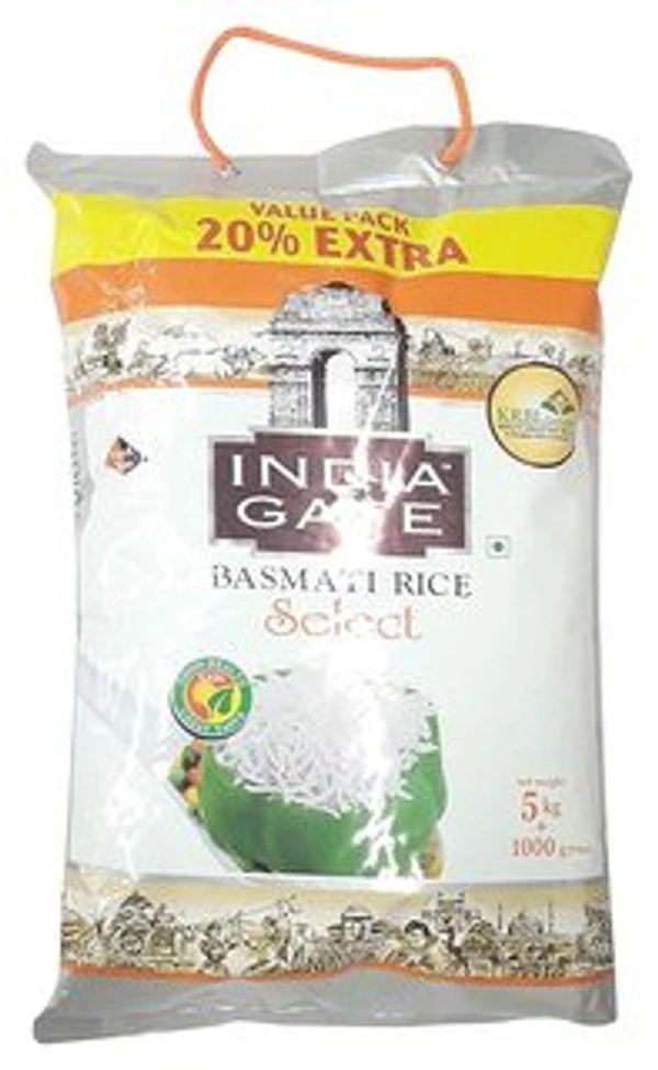 india gate INDIA GATE BASMATI RICE SELECT 6KG - 6 Kg