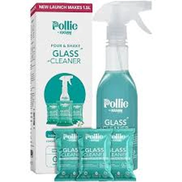 POLLIE GLASS CLEANER - 1 PCS