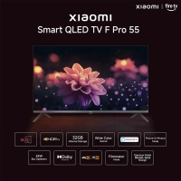 XIAOMI F Pro 138 cm (55 inch) QLED Ultra HD (4K) Smart Fire TV with 34W Box Speakers | Dolby Surround Sound| 32GB Storage | Filmmaker Mode| Alexa | Mi TV - F Pro