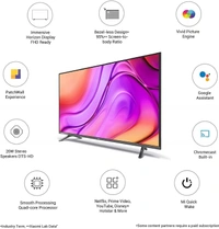 XIAOMI Mi 125.7 cm (50 inches) 5X Series 4K LED Smart Android TV with Dolby Vision & 40W Dolby Atmos (Grey) - X 50