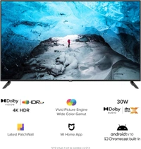 XIAOMI Redmi 139 cm (55 inches) 4K Android Smart LED TV X55 with Dolby Vision & 30W Dolby Audio (Black) - X55