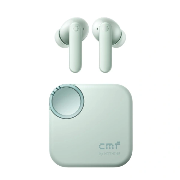 CMF BY NOTHING Buds 2 x 48dB Hybrid ANC Wireless Earbuds, 55 Hours Runtime, 11mm PMI Driver, 6 HD Microphones and Space Audio, IP55 Water Resistant - Light Green