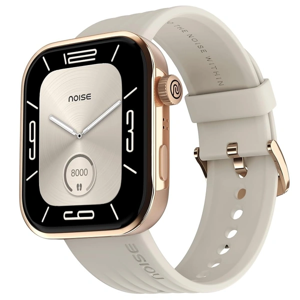 Noise Colorfit Pro 5 Smart Watch 1.85" AMOLED Display, BT Calling, New DIY Watch Faces, Smart Dock Design, Emergency SOS Tech, Emoji Support, 5X Faster Data Transfer, Instacharge??