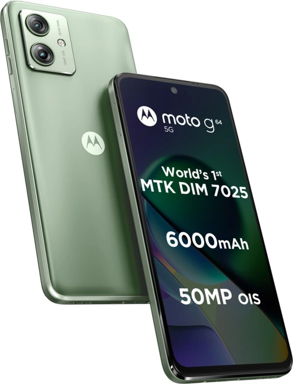 Motorola G64 5G (Mint Green, 12GB RAM, 256GB Storage)