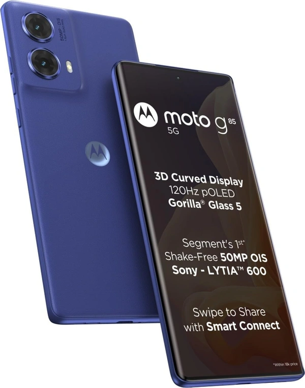 Motorola G85 5G (Cobalt Blue, 128 GB)  (8 GB RAM)