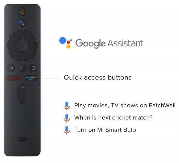 MI Mi TV 4X 43inch 4K UHD android smart TV with voice command - L43M4-4AIN