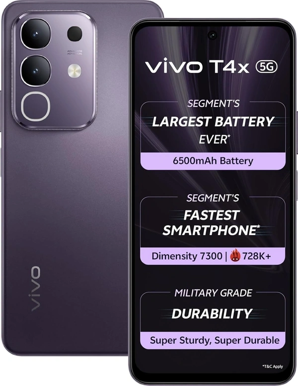 VIVO T4X 5G PRPL (8/256GB/50+2/8MP)