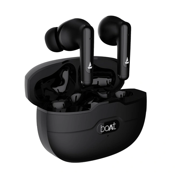 Boat Airdopes Unity ANC TWS in Ear Earbuds with Up to 50 Hours Total Playback, ANC Upto 32 dB, Dual Mics with ENx Tech, IPX5 Rating, IWP Tech and ASAP Charge