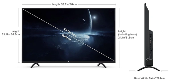 MI Mi TV 4X 108 cm (43) LM 4k Ultra HD - 4X