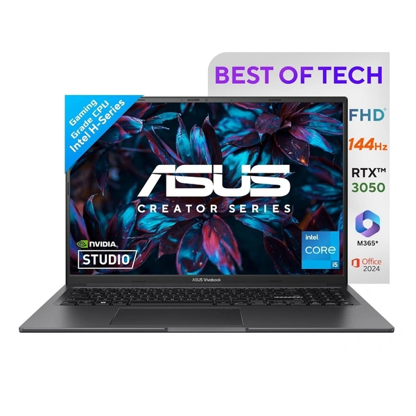 ASUS CREATER VIVOBOOK K3605VC 15-13th/16GB/512GB/W11+Ms24/4GB RTX 3050)