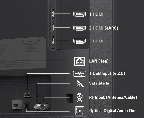 LG 43" 4k UHD webos, Magic Remote (3 year warranty) 43UA831C0LA (2025) - 43UA831C0LA