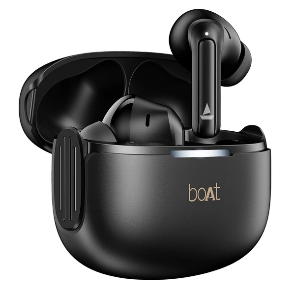 Boat Airdopes 219, 4Mics ENx, 40H Battery, Best in Segment for Calling, Stream Ad Free Music via App Support, Bluetooth Earbuds, TWS Ear Buds Wireless Earphones with mic 