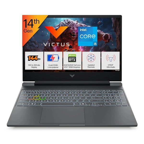 HP VICTUS 15S-FA2303TX 15-14TH(24GB/512GB/6GB 3050/WIN11+MS/SIL-15.6")
