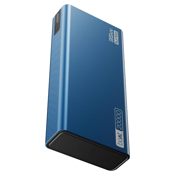 Boat Energyshroom PB400 Pro 20000 mAh 22.5W Pocket Size, Compact Power Bank, Fast Charging (2X Output Ports, Supports Android, iPhone, Tablets, Earbuds, etc.)