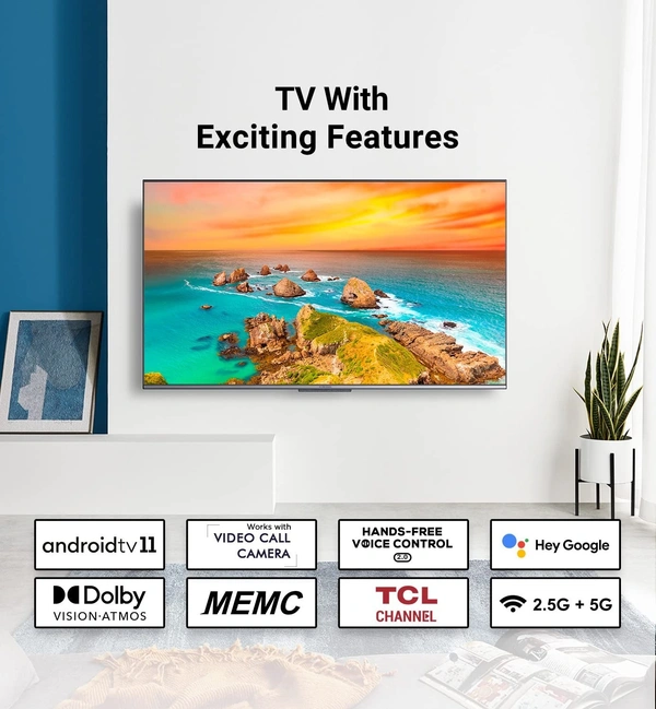 iFFALCON iffalcon by TCL 43" android tv 4k bezel less(k72) metal body - 43K72