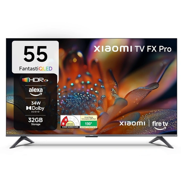 Xiaomi 138 cm (55 inch) FX Pro QLED Ultra HD 4K Smart Fire TV