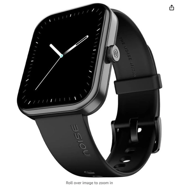 Noise Newly Launched ColorFit Pulse 3 with 1.96" Biggest Display Bluetooth Calling Smart Watch, Premium Build, Auto Sport Detection & 170+ Watch Faces Smartwatch for Men & Women - Midnight Black