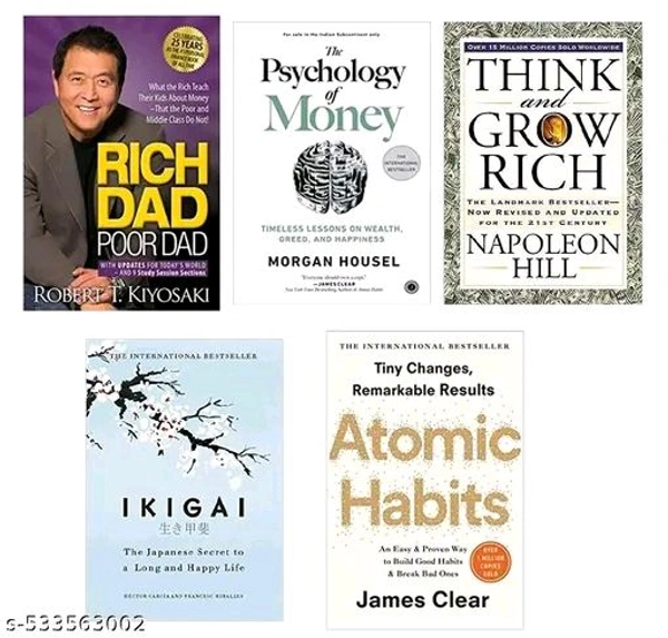 Ultimate Success Mindset Book Combo – 5 Bestsellers in One Pack
