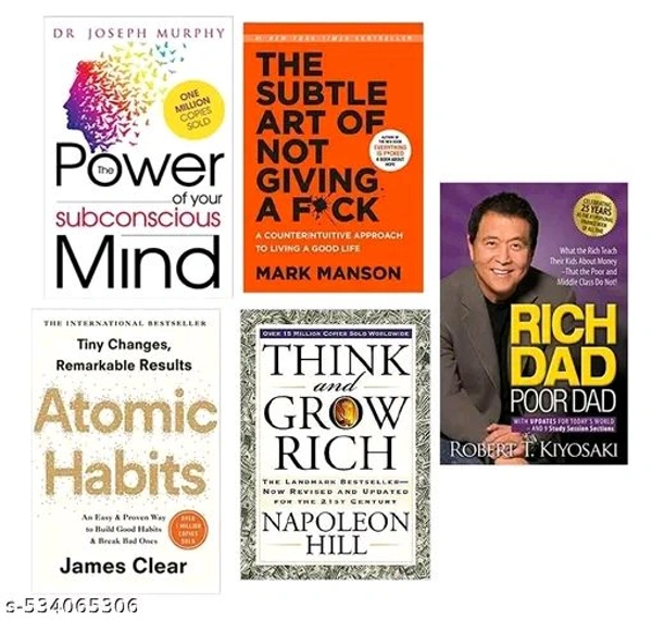 Combo: Power of Mindset & Money – 6 Bestseller Books