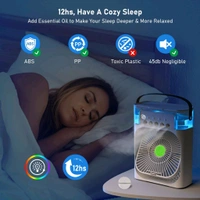 CoolNest Portable Air Conditioners - Small AC Quiet,USB Powered Mini Desktop Cooling Misting Fan!
