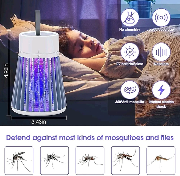 ZAPNOVA Mosquito Killer Machine Mosquito Killer USB Powered Bug Zapper Mosquito LAMP for Home!
