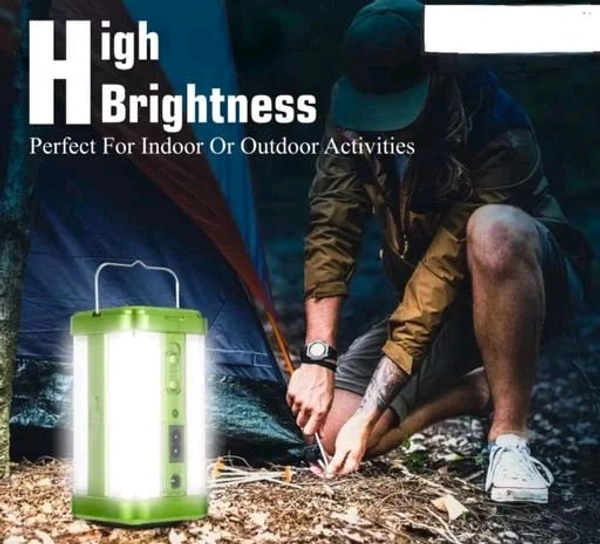 SOLARLITE PRO 4 Tubes 80 Watts 360 Degree Extra Bright Lantern with Solar & Electric Charging Long Backup Rechargeable Emergency Lights!