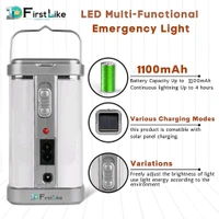 SOLARLITE PRO 4 Tubes 80 Watts 360 Degree Extra Bright Lantern with Solar & Electric Charging Long Backup Rechargeable Emergency Lights!