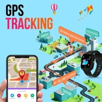 KIDDO CONNECT Smart Watch 1.44" TFT Display, 4G Sim Card Phone with Long-Lasting Voice Call, Kids GPS, Music Player, Alarm Clock, Games!