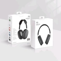 AURAFLEX P9 Pro+ Wireless Over-Ear Headphones, Green, Cushioned Earpads, Multi-Function Controls!