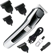 SR Mart HTCC AT-538 Professional Hair Clipper & Beard Trimmer – T-Blade Design, Rechargeable & Cordless!