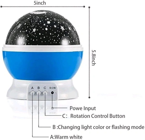 STARLUMO Star Master Dream Color Changing Rotating Projection Lamp (Multi Color!