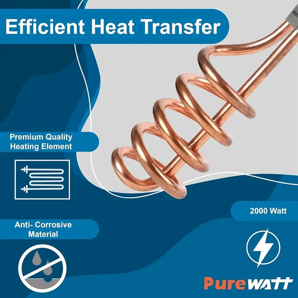 HEATWAVE PRO 1500W Waterproof Immersion Rod Heater – ABS Body, Quick Heating, Energy Efficient!